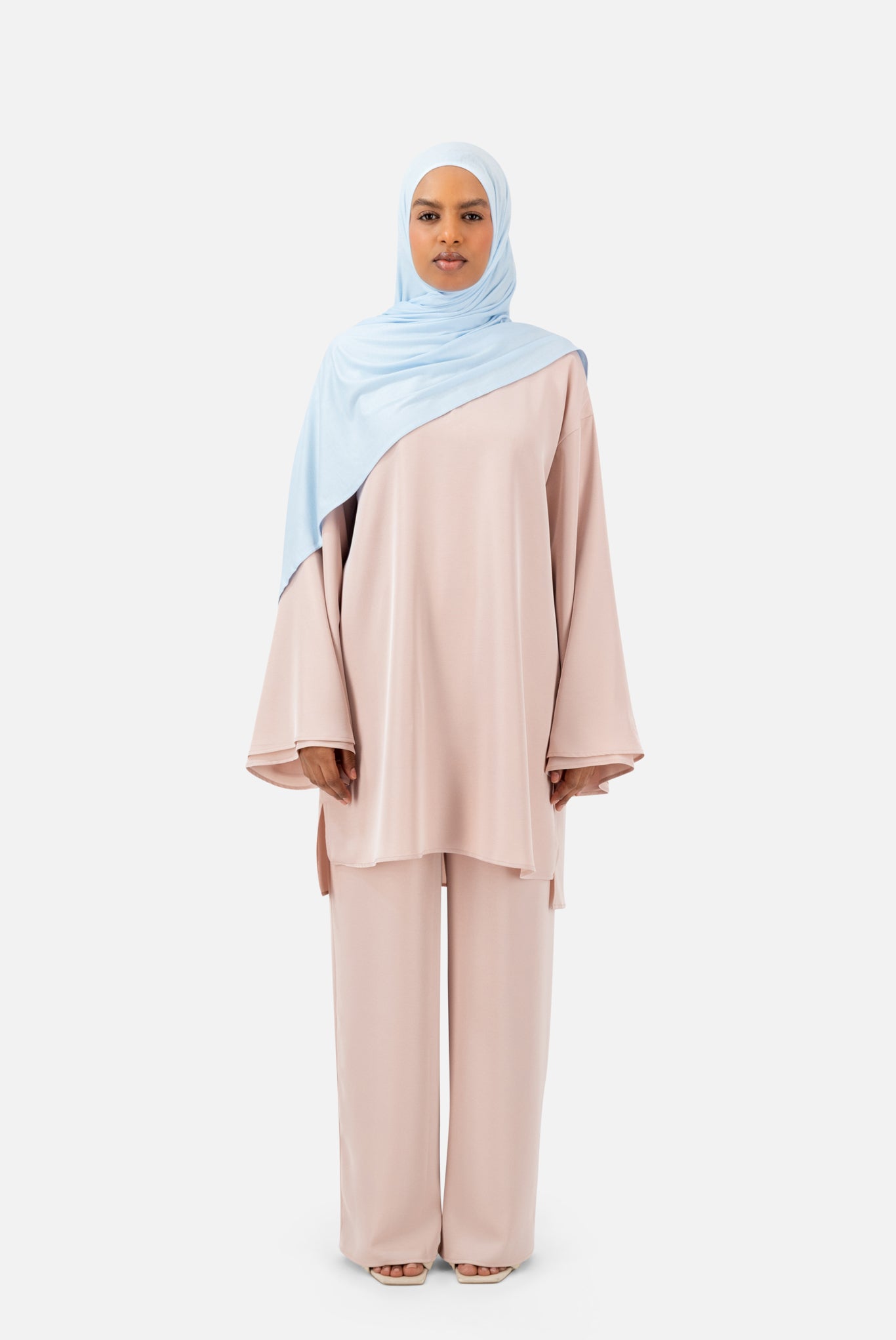 Layered Co-Ord Set – Blush
