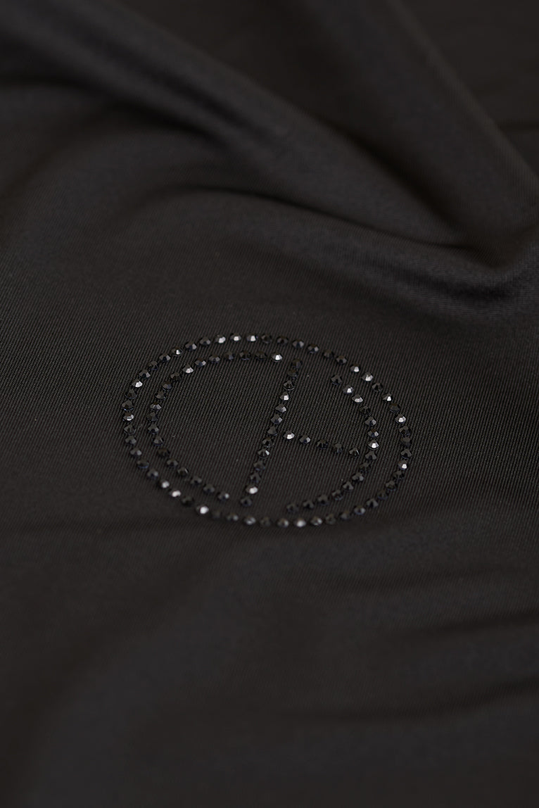 Satin Jersey Hijab - Black