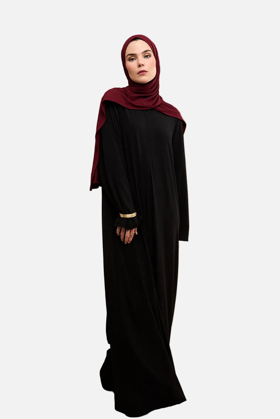 Jersey Abaya - Black