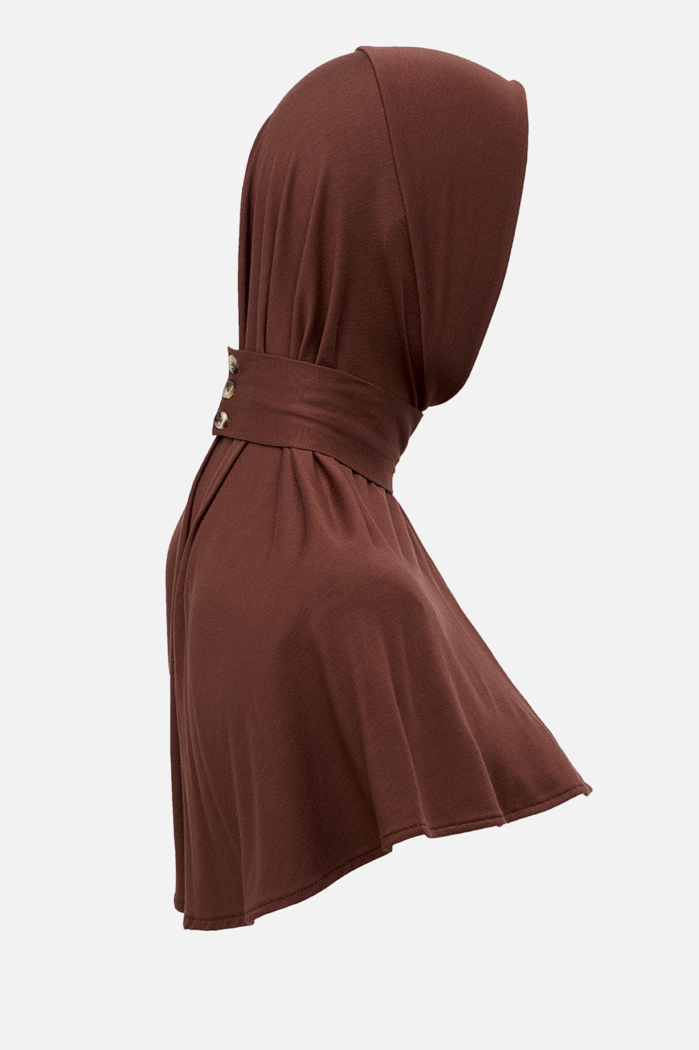 Bamboo Instant Hijab - Chocolate Brown