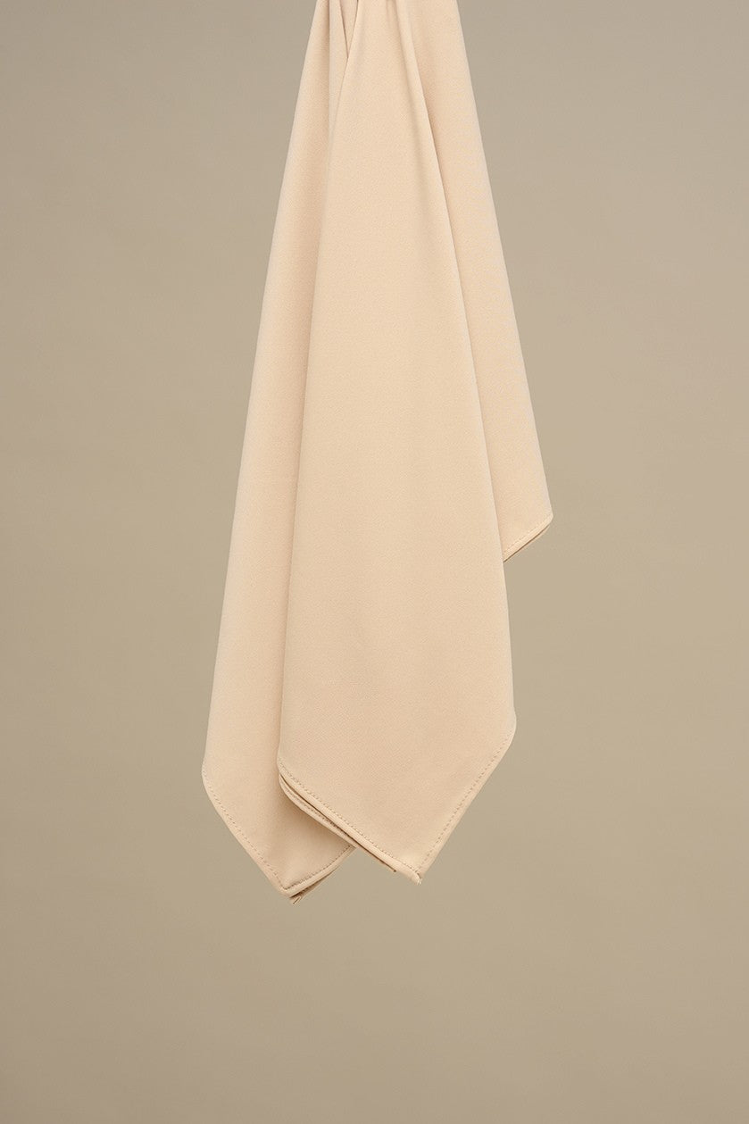 Premium Jersey Hijab - Cream