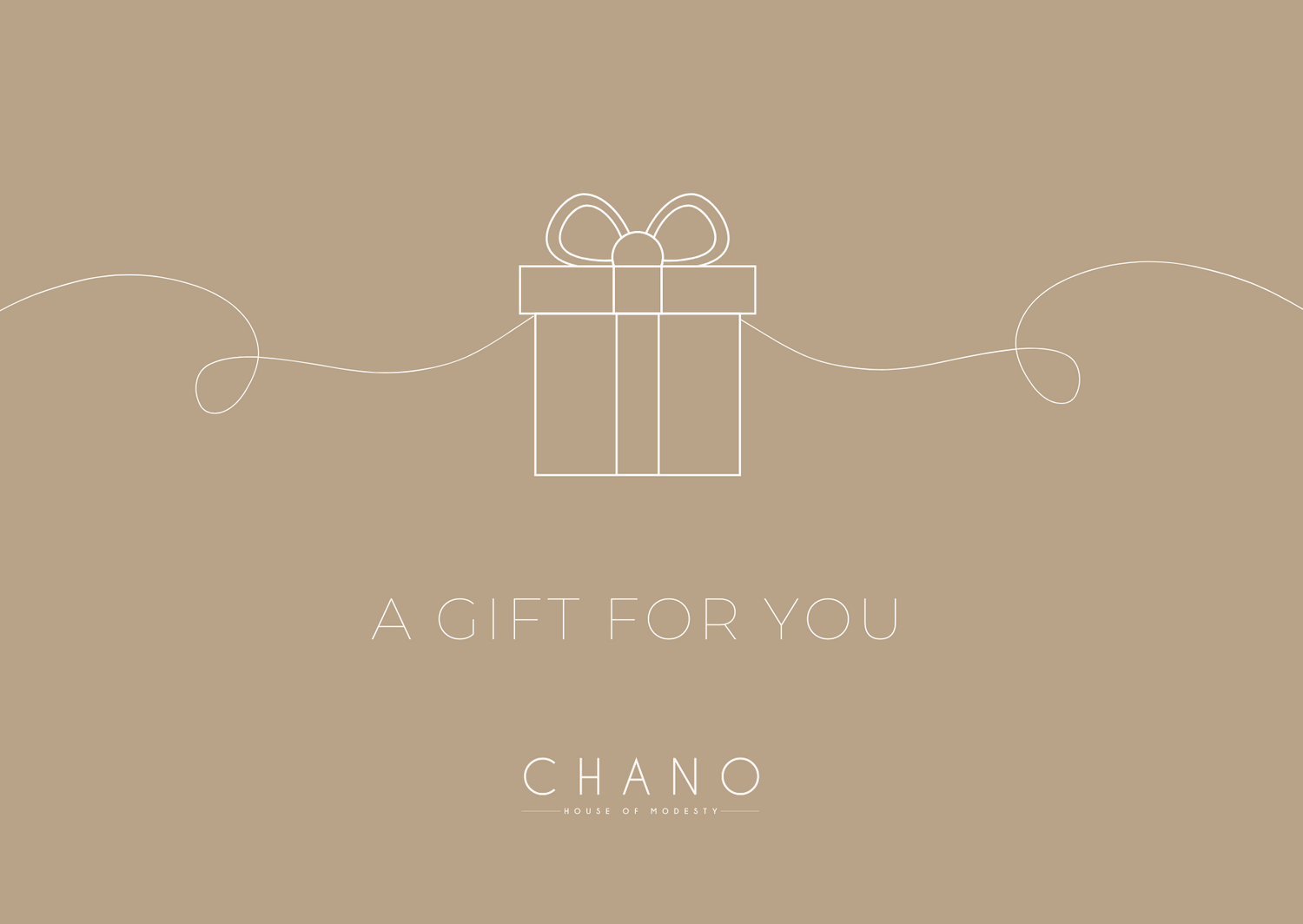 Looking for the perfect gift but unsure of what to choose? Let your loved ones decide with the CHANO gift card! Available in multiple values, our gift card is the ideal present for anyone who loves elegant, modest fashion. Whether they’re looking for a stunning hijab, an elegant abaya, or versatile everyday essentials, the CHANO gift card allows them to select the styles that suit their taste.