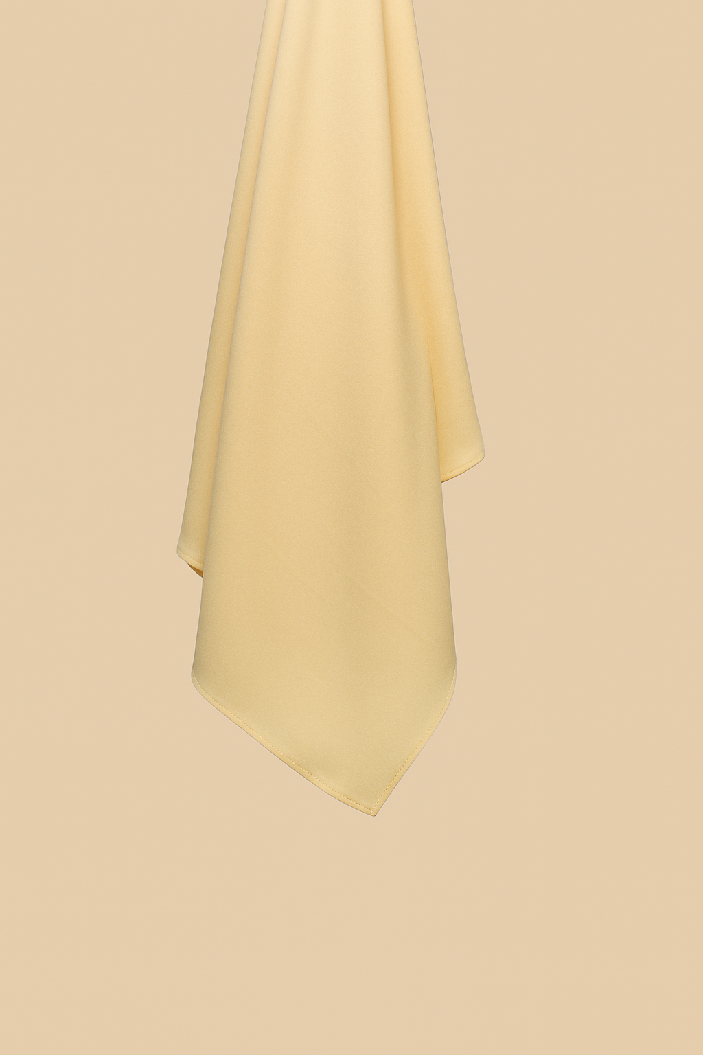 Premium Jersey Hijab - Butter yellow