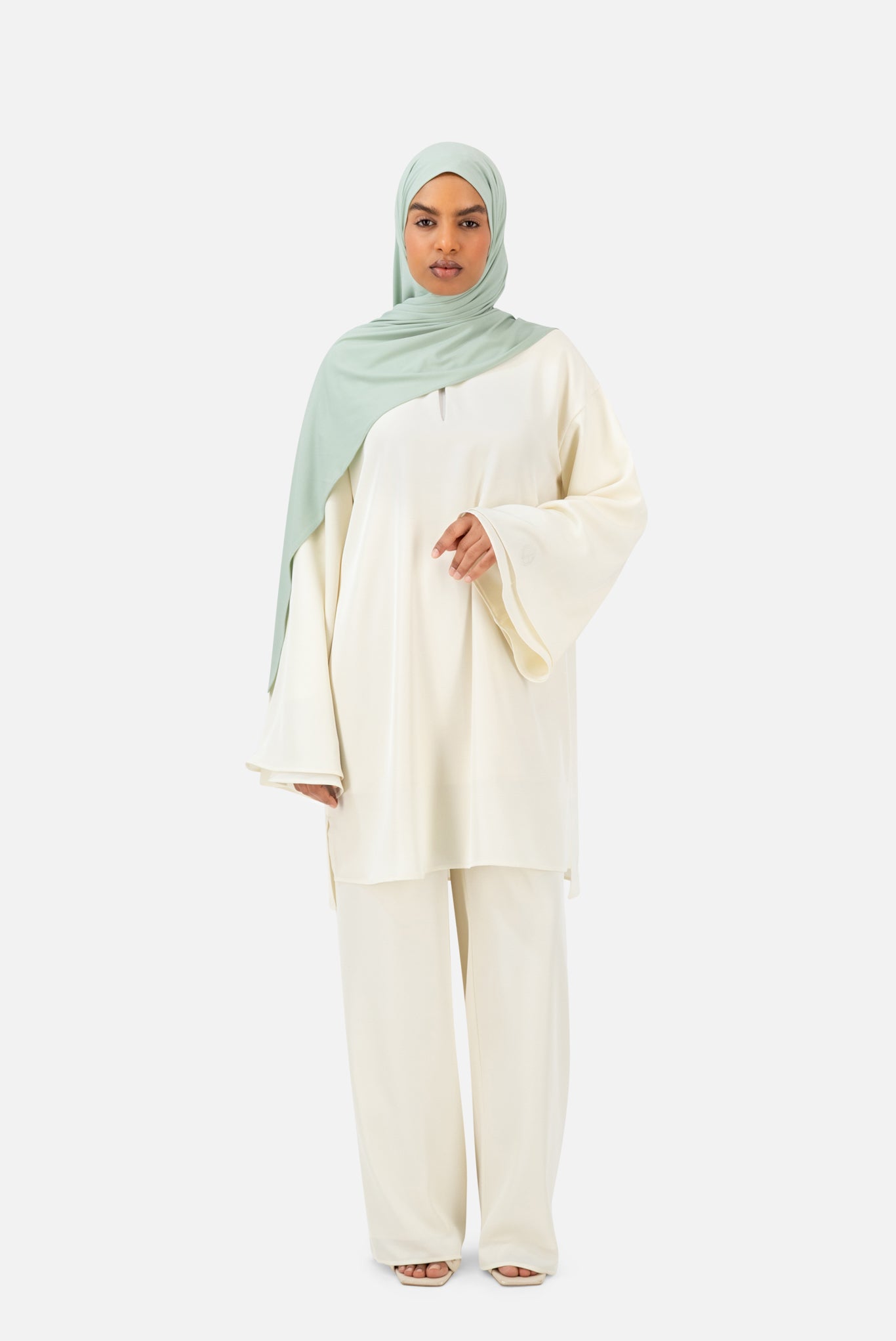 Layered Co-Ord Set – Ivory