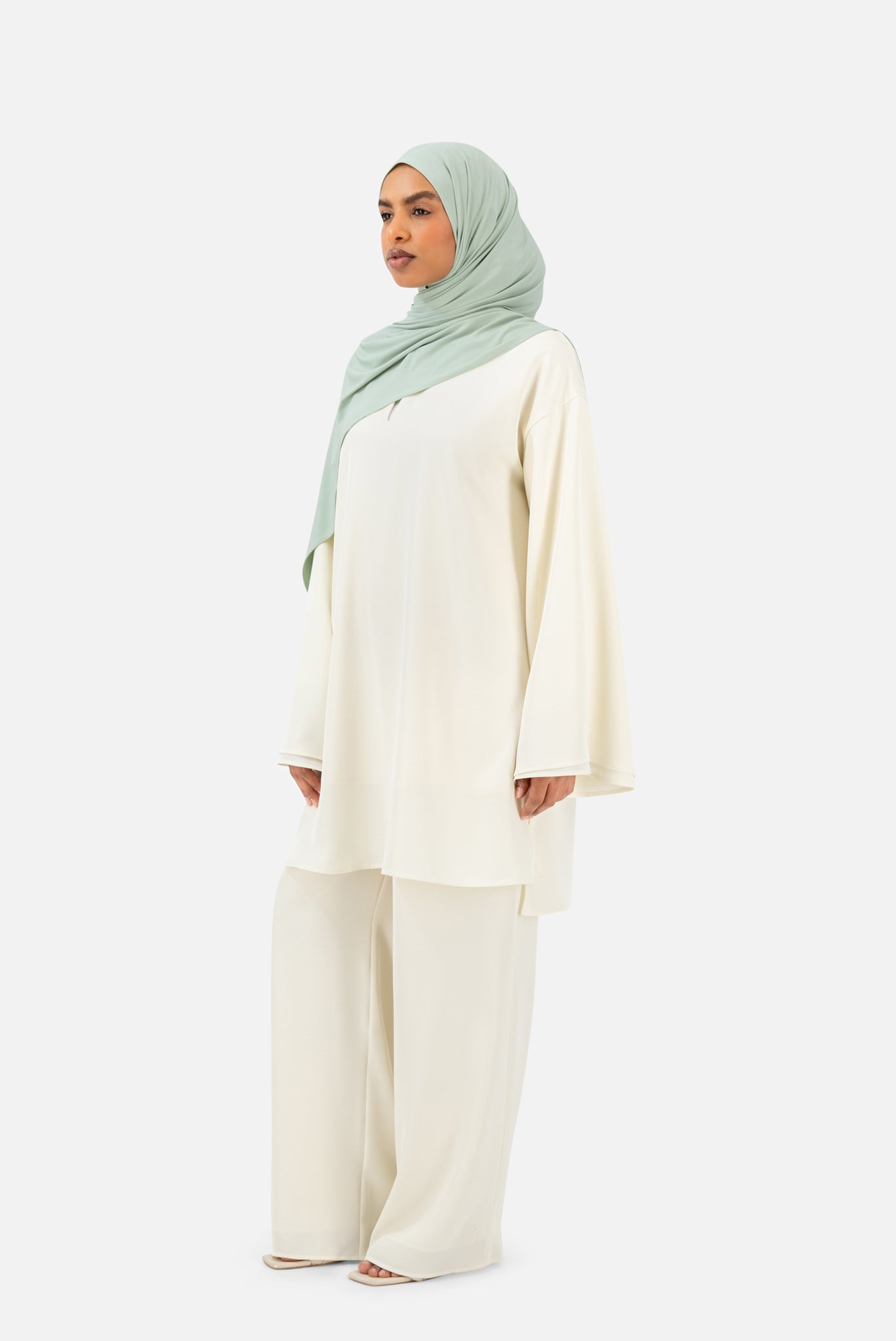 Layered Co-Ord Set – Ivory