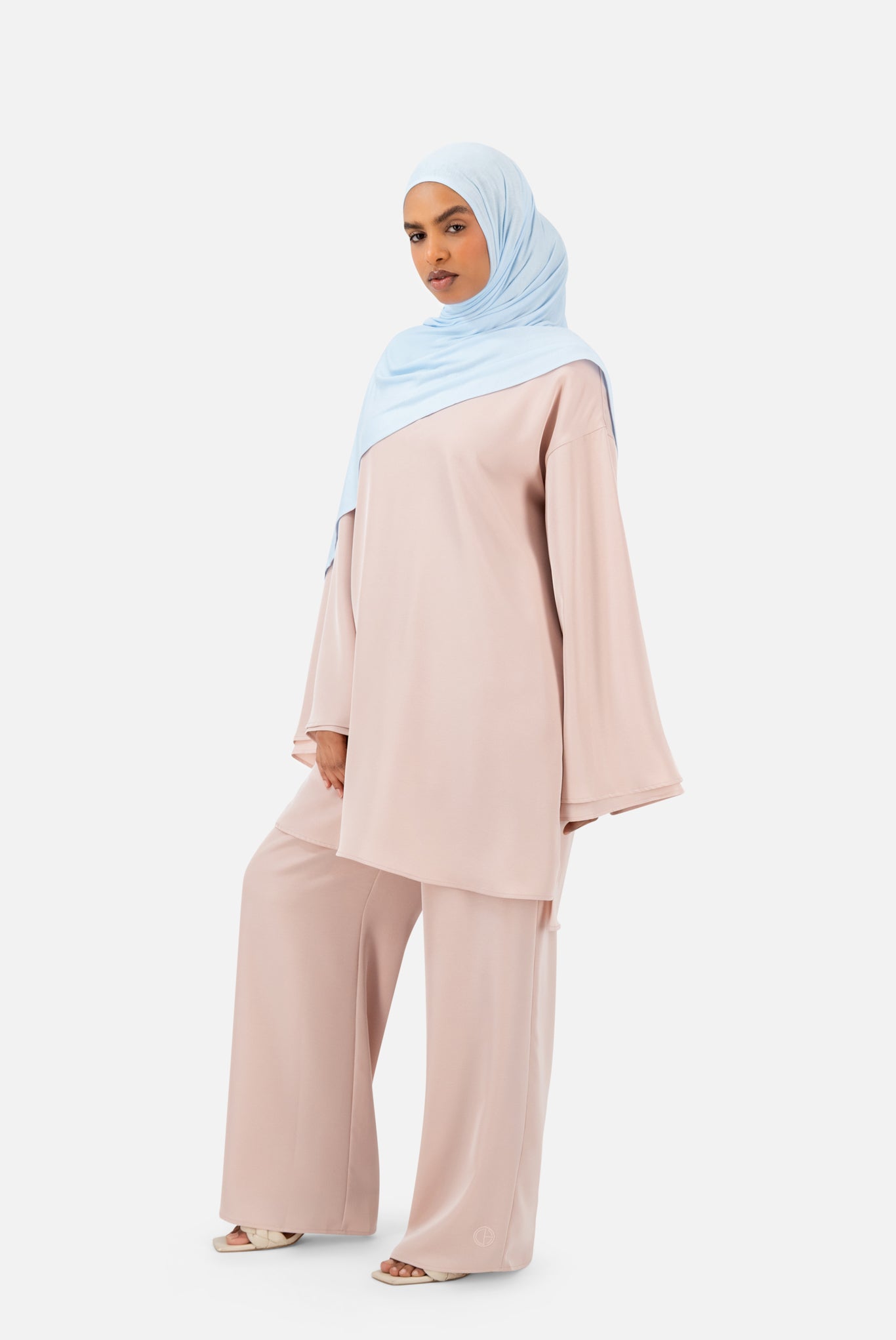 Layered Co-Ord Set – Blush