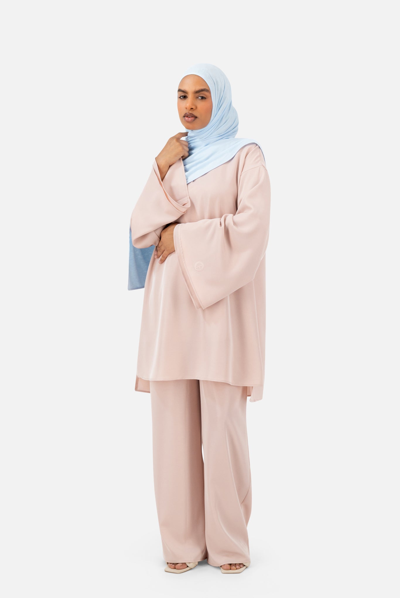 Layered Co-Ord Set – Blush