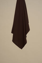 Premium Jersey Hijab - Dark Brown