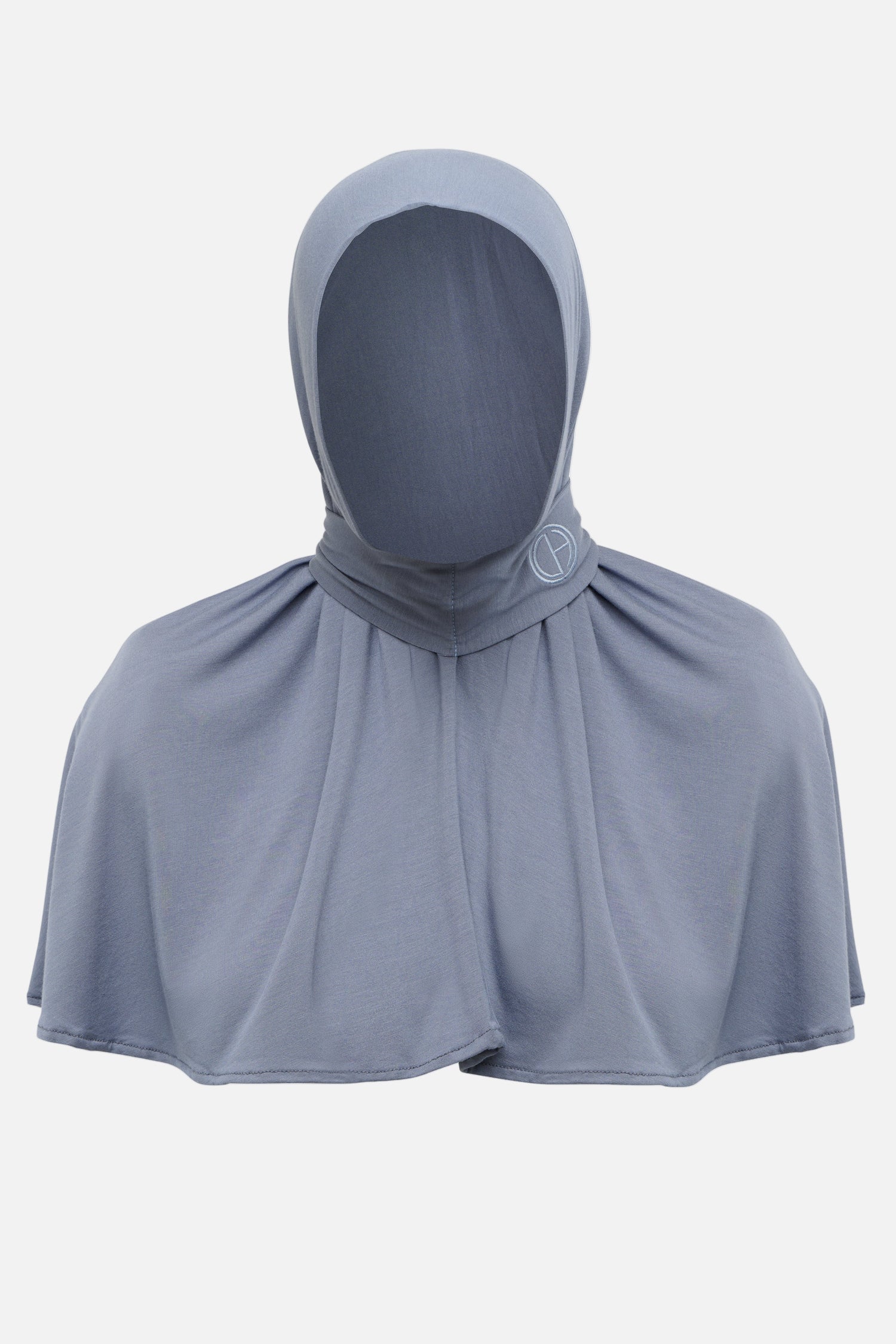 Bamboo Instant Hijab - Dusty Blue