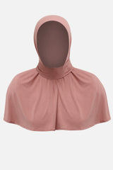 Bamboo Instant Hijab - Old Pink