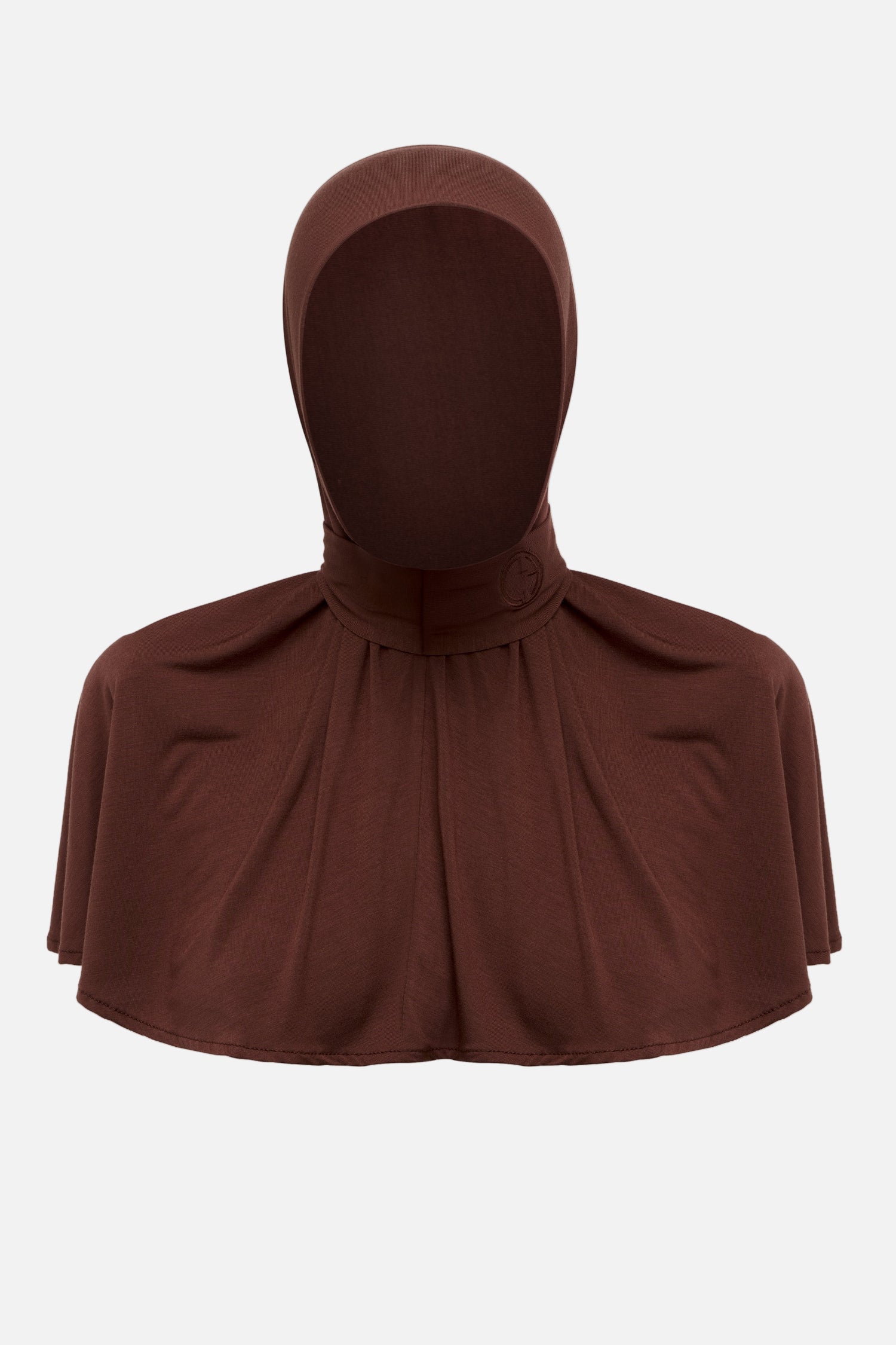 Bamboo Instant Hijab - Chocolate Brown