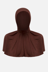 Bamboo Instant Hijab - Chocolate Brown