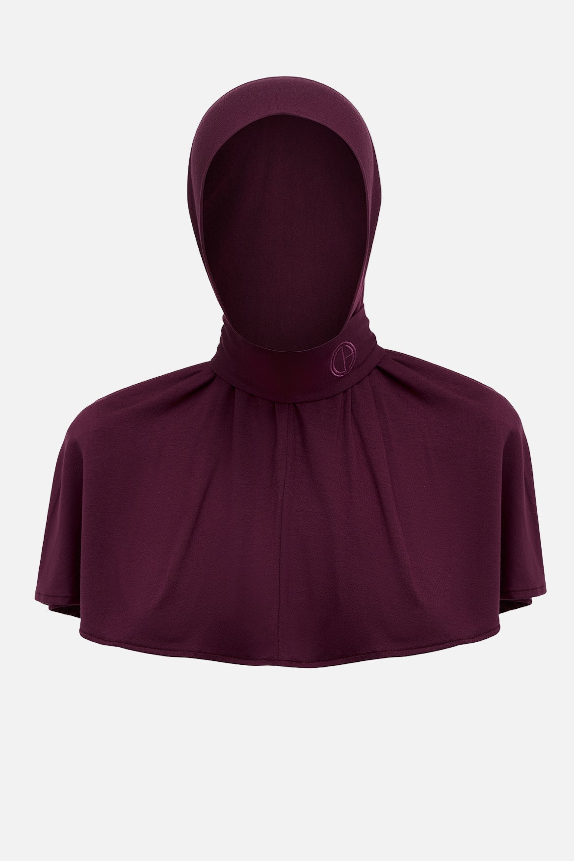 Bamboo Instant Hijab - Deep Plum