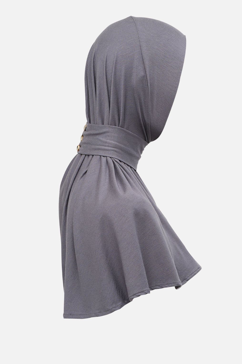 Bamboo Instant Hijab - Navy Grey