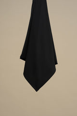 Premium Jersey Hijab - Black