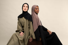 The CHANO breathable modal jersey hijab in taupe is made from premium modal. This hijab offers silky softness, breathability, and a luxurious feel. It’s gentle on skin and hair, helps prevent damage, and allows air to flow and keeps moisture away. With its natural drape, stretch, and non-slip quality, it’s easy to style and stays in place without an undercap.