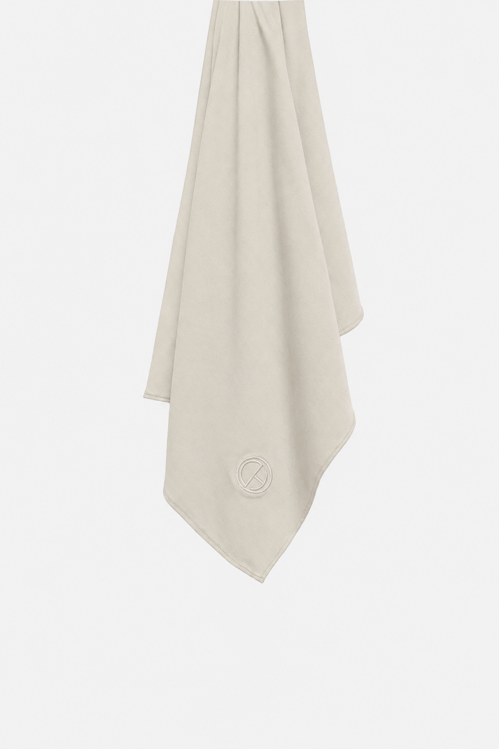 Breathable modal jersey hijab in Bone with soft drape and lightweight finish