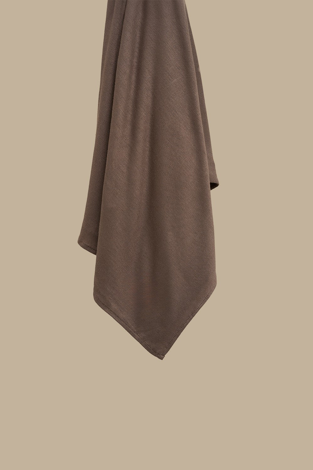 Cotton Jersey Hijab - Brown Taupe