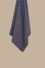 Cotton Jersey Hijab - Navy Grey