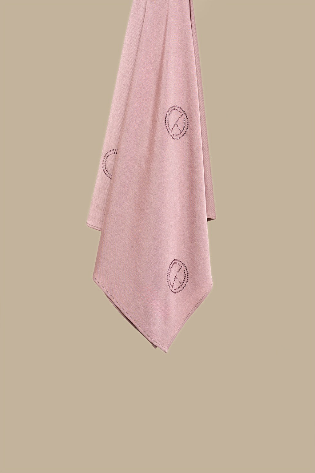 Satin Jersey Hijab - Old Pink
